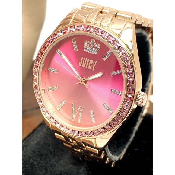Juicy By Juicy Couture Women\'s Watch JC/5028 Quartz Pink Dial Rose Gold Steel main image 12